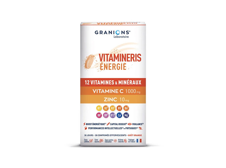 Granions Vitamineris Énergie 1000mg - 30 comprimés