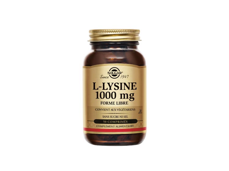 Solgar L-Lysine - 50 comprimés