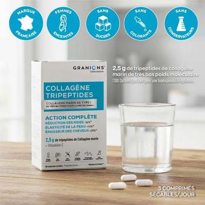 Utilisation Collagène Tripeptides Granions