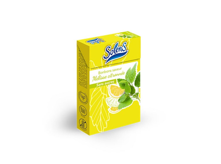 Solens Bonbons Mélisse Citronnée sans sucre - 50g