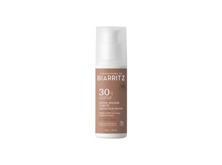 Alga Maris Crème Solaire Visage Teintée SPF30 Teinte Dorée - 50ml