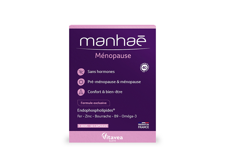 Manhaé pré-ménopause ménopause sans hormones - 30 capsules
