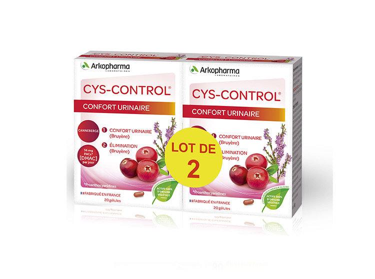 Arkopharma Cys-Control Gélules - 2x20 gélules