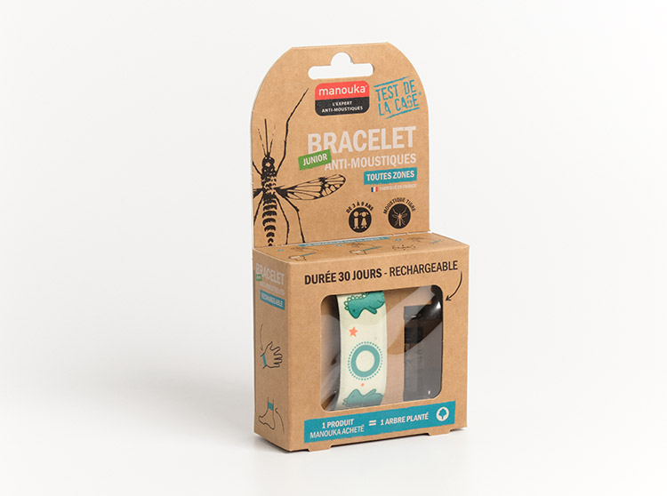 Manouka Bracelet anti-moustiques Enfant Dinosaure