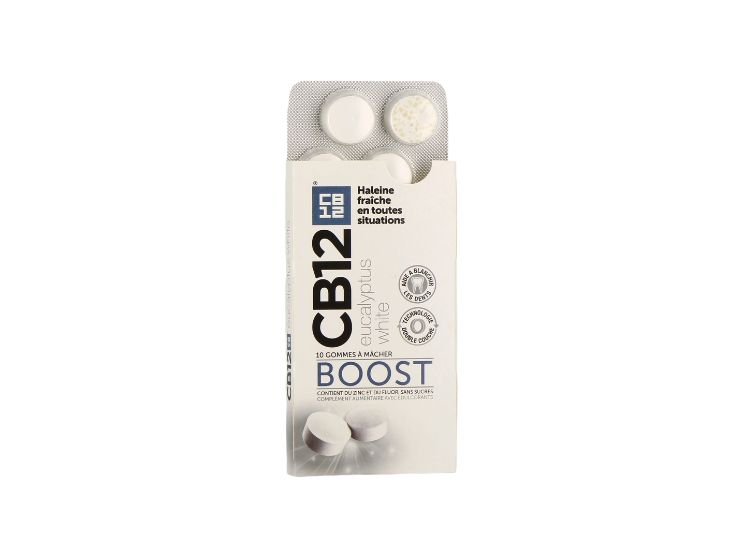 Gommes à mâcher Boost Eucalyptus White - 10 gommes