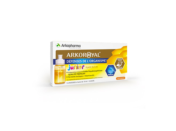 Arkopharma Arkoroyal Défenses de l'organisme Junior - 5 unidoses