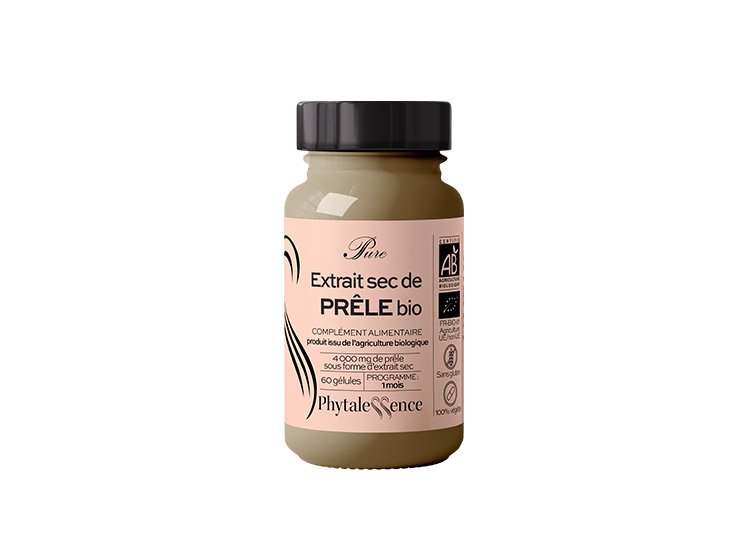 Phytalessence Pure Extrait sec de Prêle BIO - 60 gélules