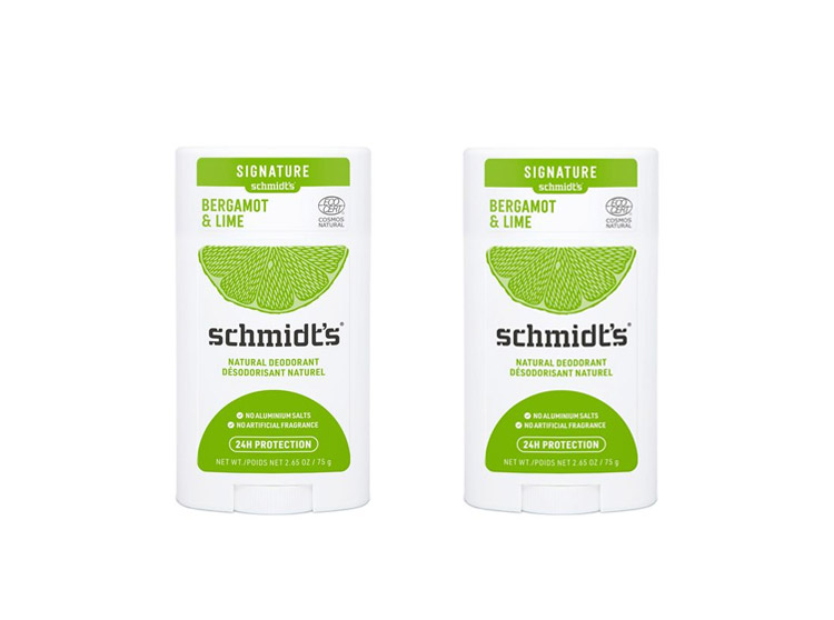Schmidt's Déodorant Stick Bergamote Citron vert - 2x58ml