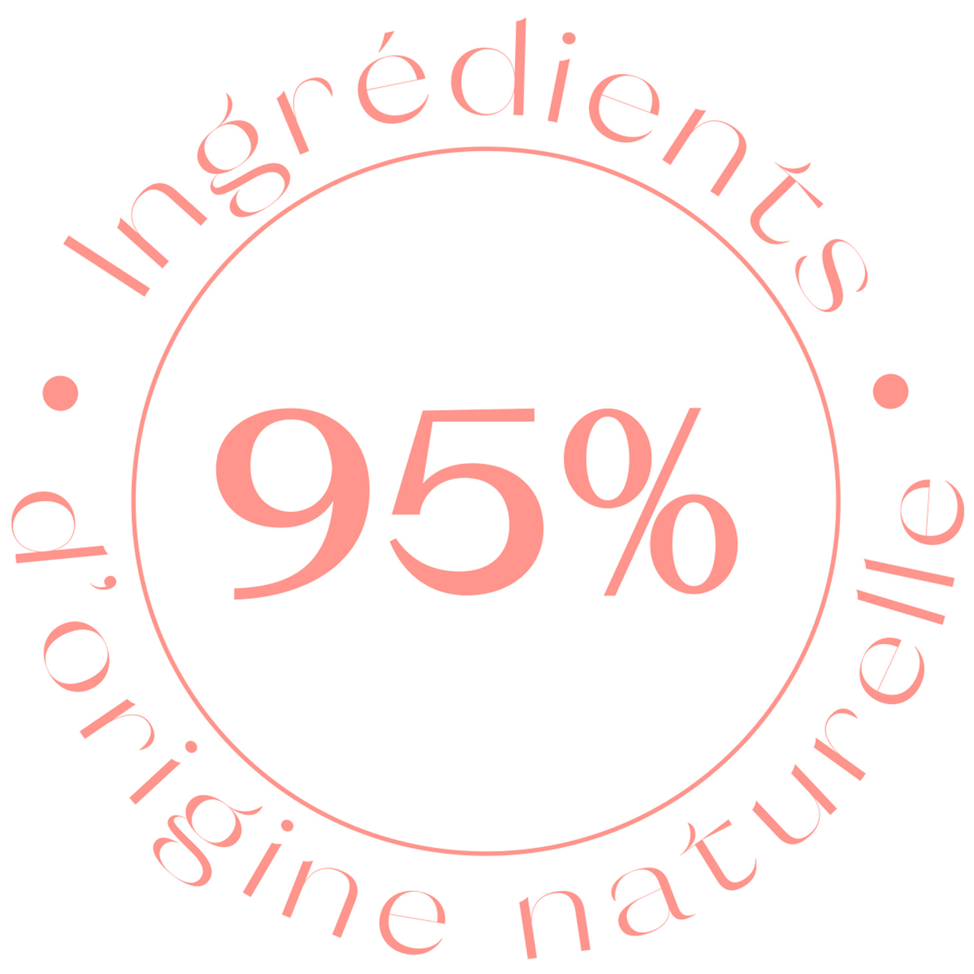 95% d'origine naturelle