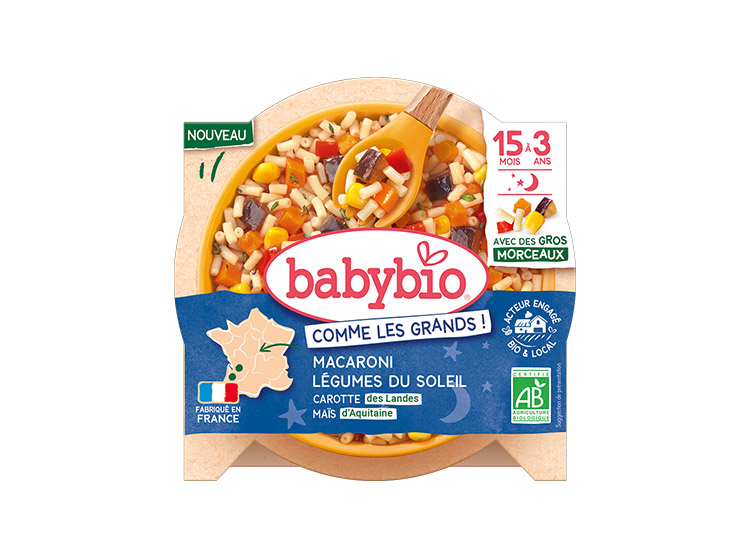 Plat Préparé Macaroni Légumes du Soleil - 200g