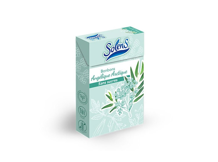 Solens Bonbons Angélique Arctique sans sucre - 50g