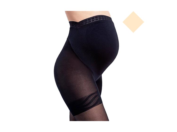 Smartleg BB Transparent Collant de compression pieds fermés Classe 2 Délicate Intense - Taille 1+ normal