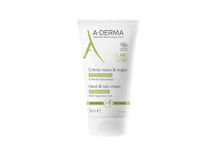 A-derma Crème Mains Et Ongles Hydratante BIO - 50ml