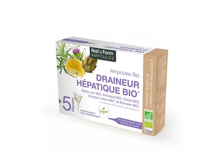 Draineur hépatique BIO - 20 ampoules