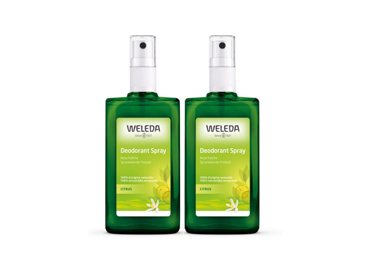 Weleda Citrus Déodorant en Spray - 2 x 100ml