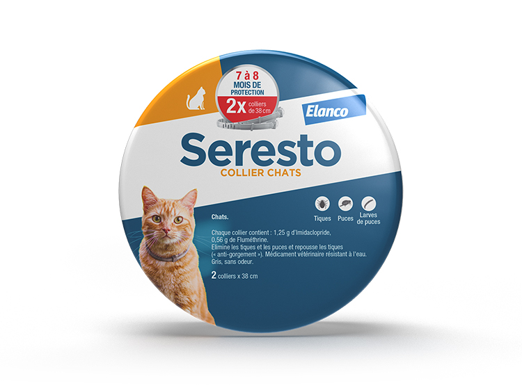 Chat - Colliers Anti-Puces et Anti-Tiques pour Chats - 2 Colliers
