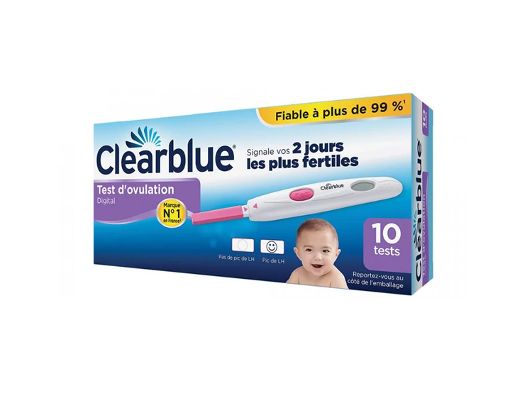 Clearblue Test d'Ovulation Digital - 10 tests