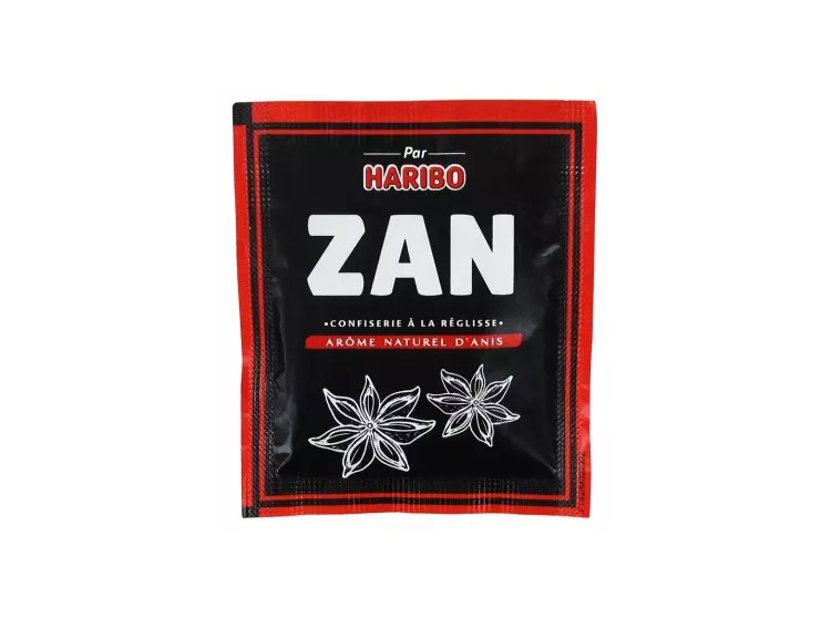 Haribo Zan Confiserie à la Réglisse Aromatisée Anis - 12-g