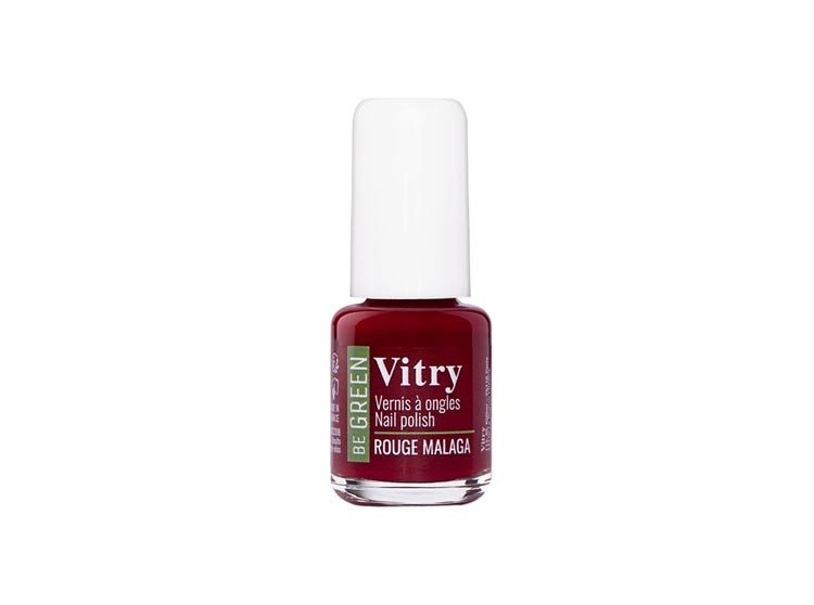 Vitry Vernis à Ongles Be Green n°79 Rouge malaga - 6ml