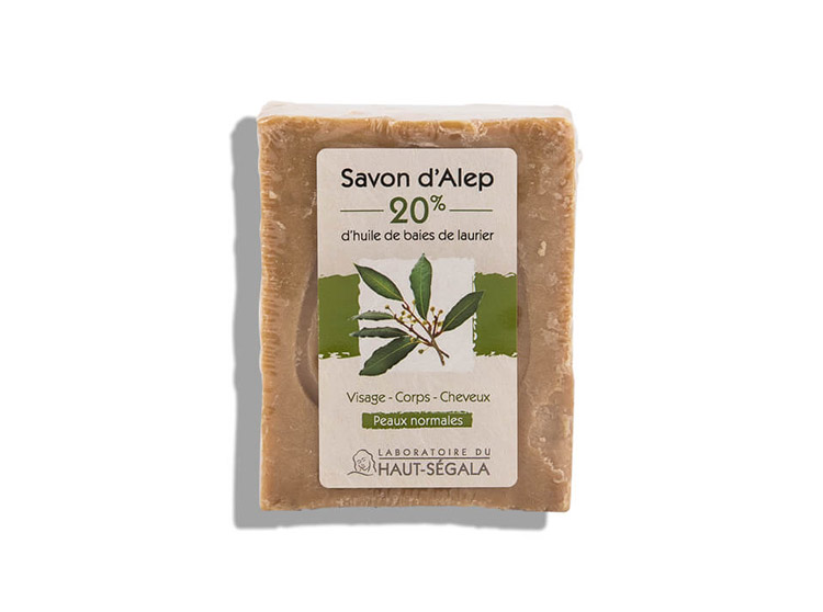 Haut-Ségala Savon d'Alep 20% baies de Laurier - 200g