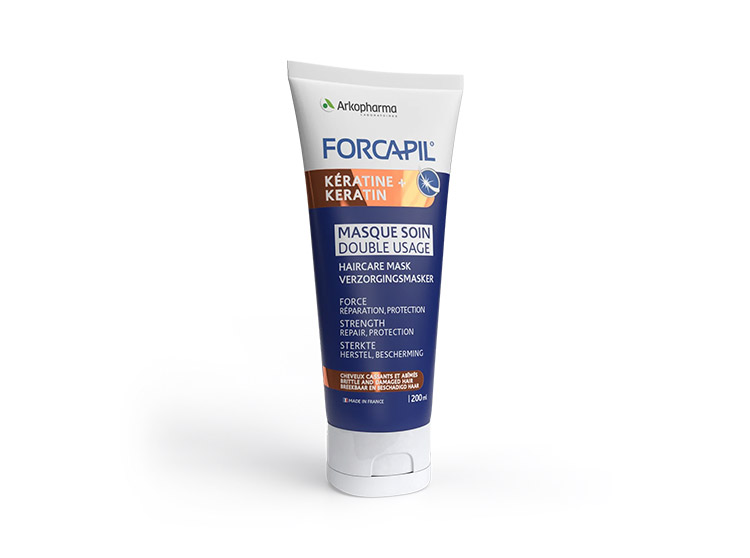Arkopharma Forcapil Kératine Masque Soin Double Usage - 200ml