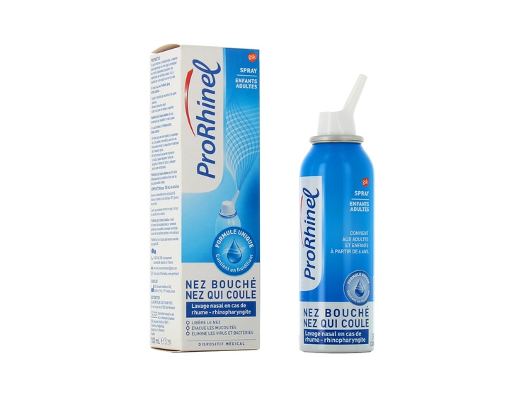 Prorhinel Spray lavage nasal - lot de 2 x 100ml