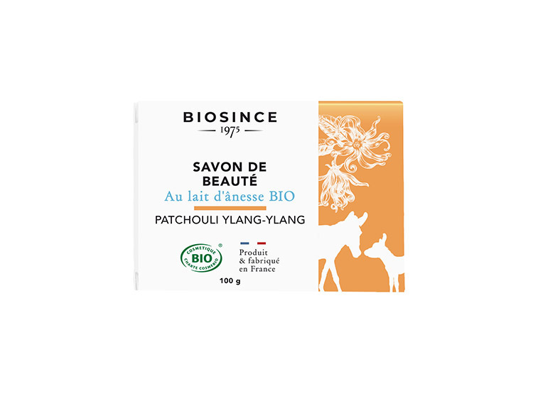Gravier Biosince 1975 Savon de beauté au lait d'ânesse BIO Patchouli & Ylang-Ylang - 40ml
