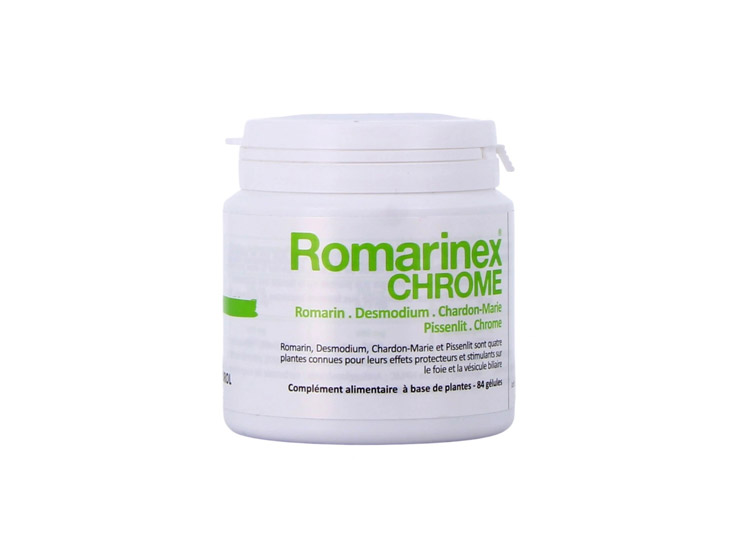 Romarinex Chrome Fonctions Hépatiques et Métabolisme - 84 gélules