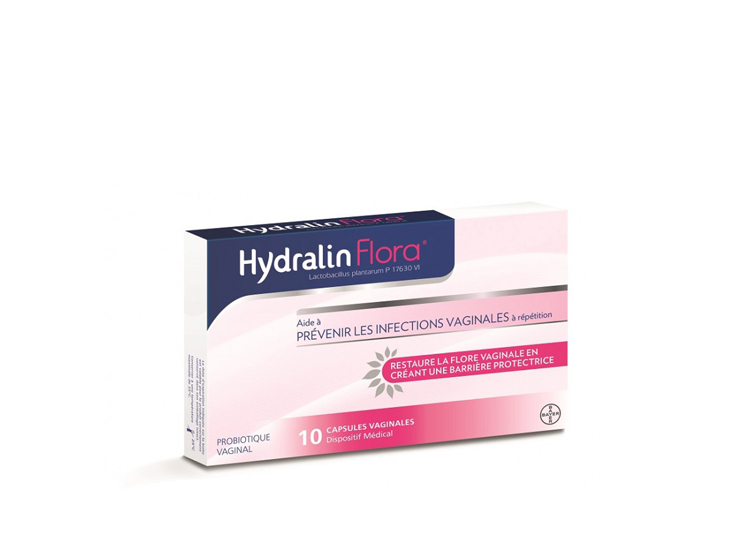 HydralinFlora capsules vaginales - 10 capsules vaginales