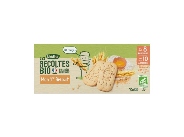 Blédina Les Récoltes BIO Mon 1er Biscuit BIO - 150 g