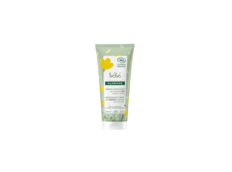 Klorane Bébé Crème hydratante bio au calendula - 200ml