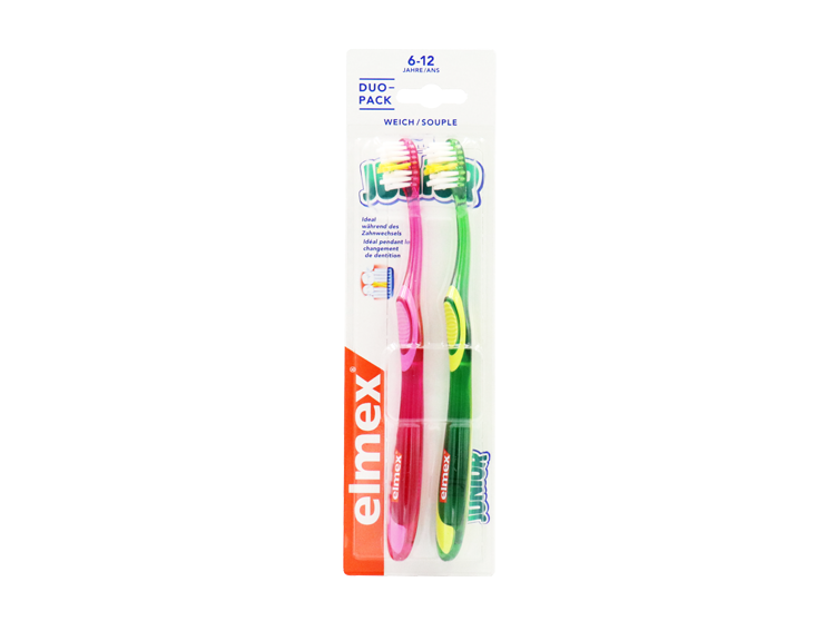 Elmex Brosse à dents junior 6-12 ans - x2