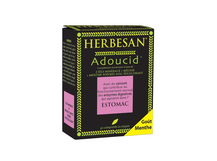 Herbesan Adoucid - 30 comprimés à croquer