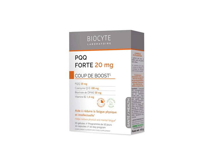 PQQ Forte 20mg Coup de Boost - 10 gélules