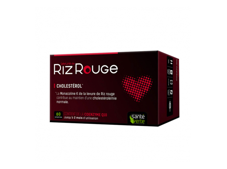 Santé Verte Levure de riz rouge - 60 comprimés