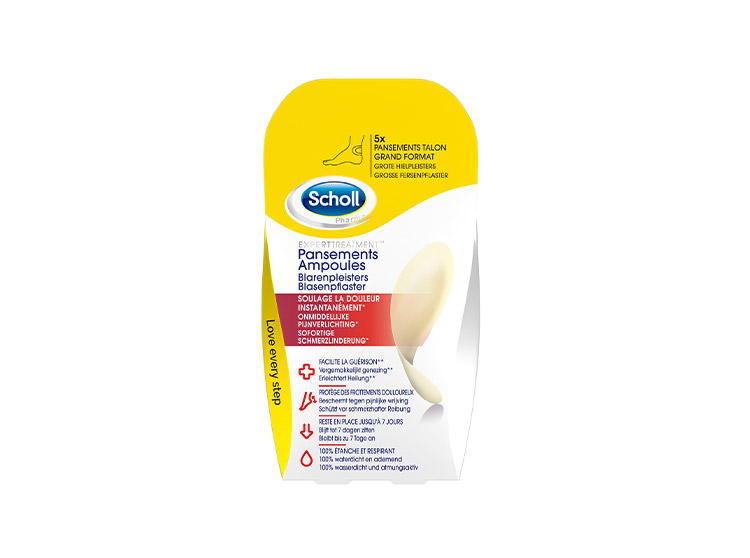 Scholl Pansement ampoules Talon - 5 pansements