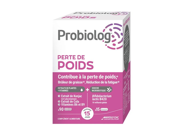 Probiolog Perte de Poids - 90 Gélules + 15 Gélules