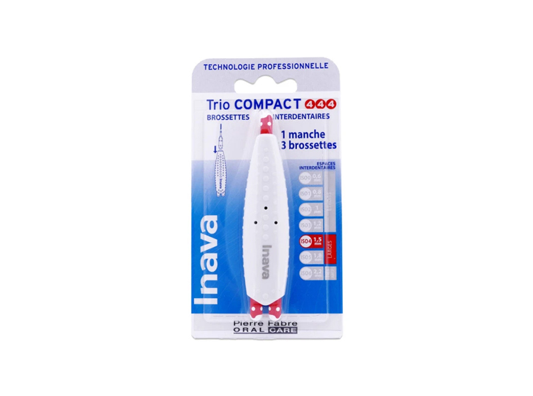 TrioCompact Rouge Brossette Interdentaire (ISO 4/4/4) - 3 brossettes