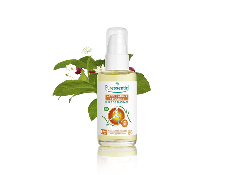 Puressentiel Articulations & Muscles Huile de Massage BIO Effort Musculaire - 100ml
