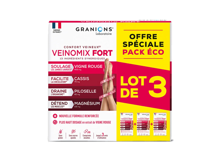 Veinomix Fort - 3x30 comprimés