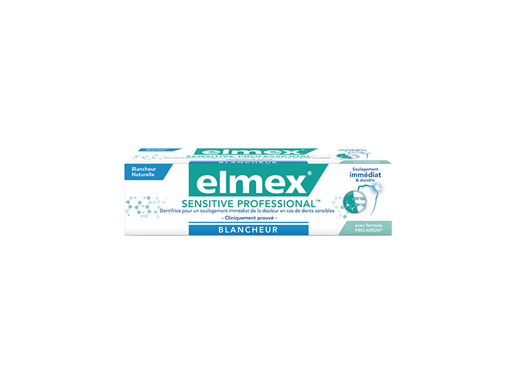 Elmex Dentifrice Sensitive professional blancheur - 75ml