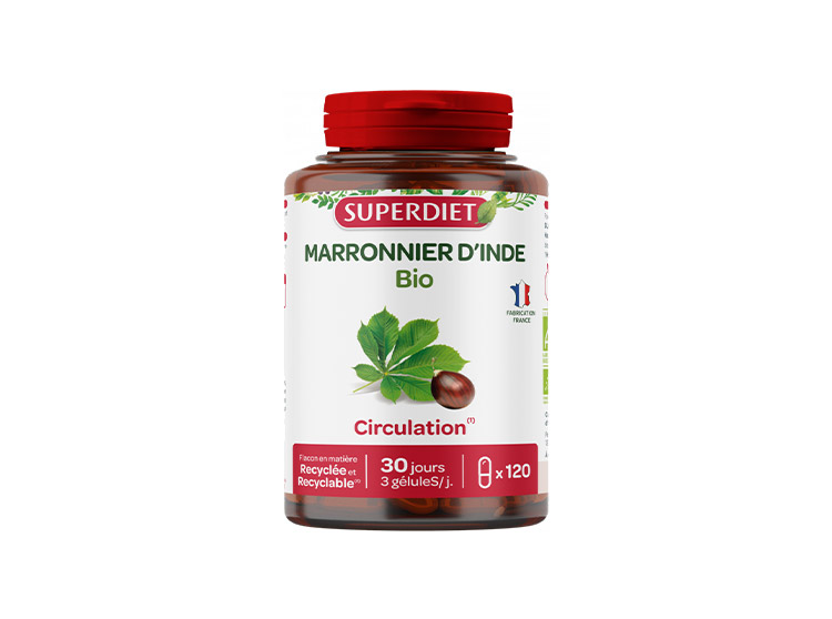 Superdiet Marronnier d'Inde BIO - 120 gélules