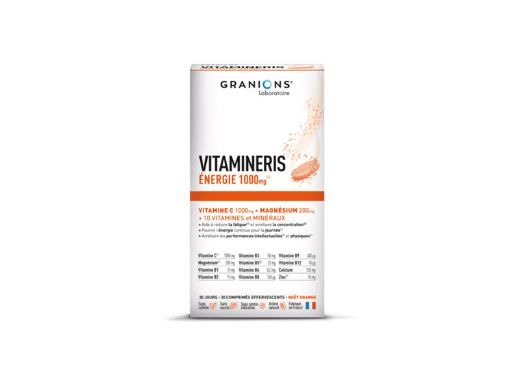 Granions Vitamineris Énergie 1000mg - 30 comprimés