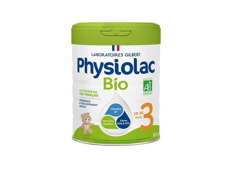 Physiolac 3 Lait de Croissance BIO - 800g