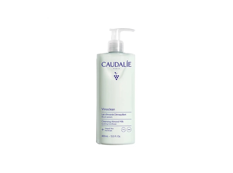 Caudalie Vinoclean Lait d'amande démaquillant visage et yeux - 400ml