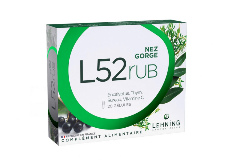 L52 RUB Nez et Gorge - 20 gélules