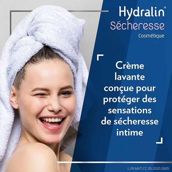 Hydralin® Sécheresse : Crème Lavante Intime pour une Hydratation Quotidienne
