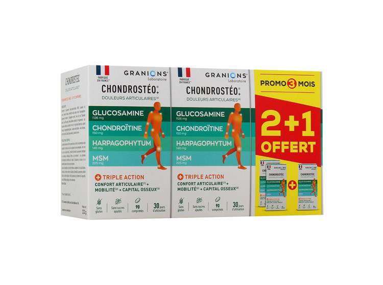 Chondrostéo+ - 2x90 comprimés + 90 OFFERTS
