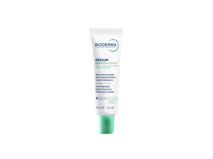 Sébium Kerato+ Cover Gel-Crème Teinté Anti-Imperfections Teinte Médium - 30ml