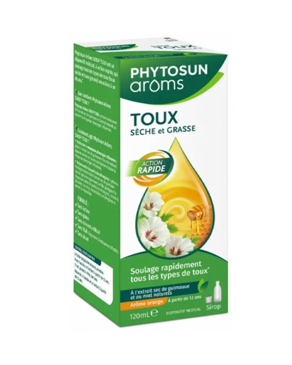Toux sèche et grasse phytosun aroms